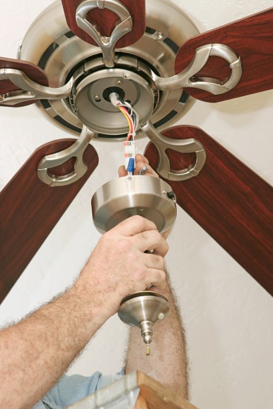 Hanging Fan Installation in Wilmington, NC